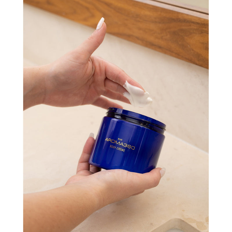 Aroma360 Blue Body Crème Body Creme Light Gray 16oz