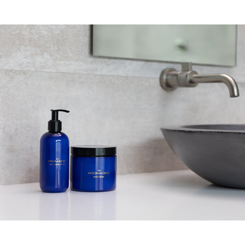 Aroma360 Blue Body Crème Body Creme Gray 16oz