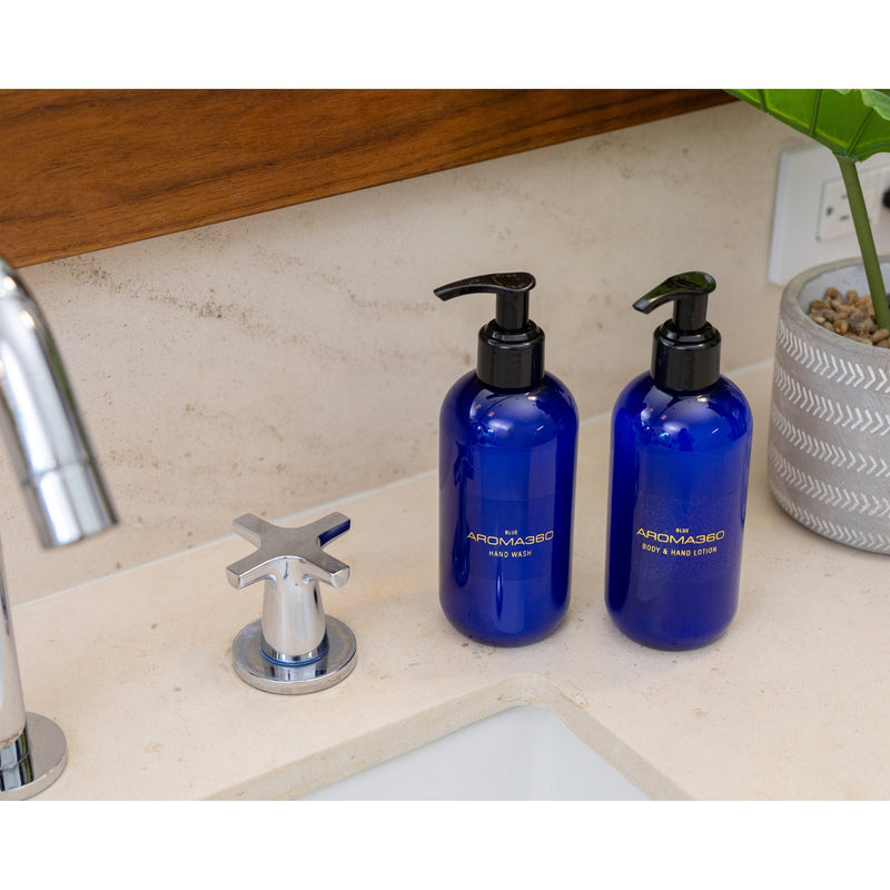 Aroma360 Blue Body & Hand Lotion Body and Hand Lotion Gray 8oz