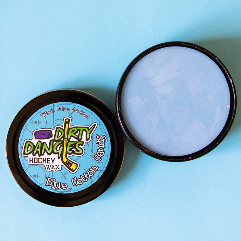 Dirty Dangles Hockey Blue Cotton Candy - Hockey Stick Wax Hockey Stick Wax Light Blue