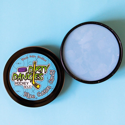 Dirty Dangles Hockey Blue Cotton Candy - Hockey Stick Wax Hockey Stick Wax Light Blue