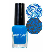 UberChic Beauty Blue My Mind - Stamping Polish Stamping Polish Light Gray