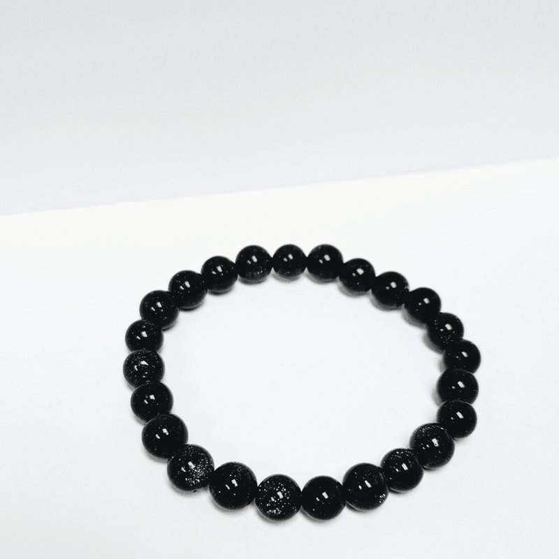 ZAQ Skin & Body Blue Sandstone Bracelet - uplifts your spirit White Smoke 6mm,8mm,10mm