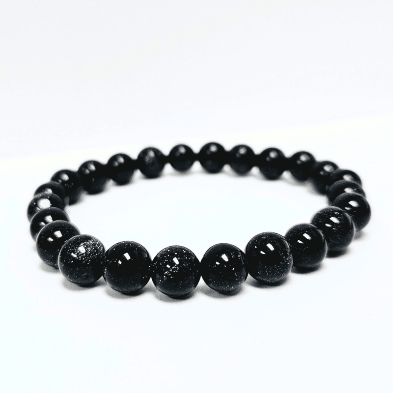 ZAQ Skin & Body Blue Sandstone Bracelet - uplifts your spirit Dark Slate Gray 6mm,8mm,10mm
