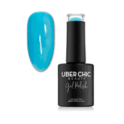 UberChic Beauty Blue Snow Cone - Glow In The Dark Gel Polish Gel Polish Dark Slate Gray