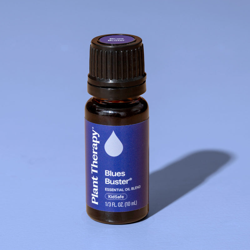 Plant Therapy Blues Buster Essential Oil Blend Essential Oil Sky Blue 10 mL