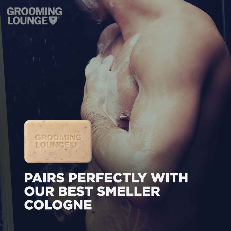Grooming Lounge Grooming Lounge Our Best Smeller Body Bar 3-Pack (Save $5) Cleansing Bars, Scrub Bars Dark Gray