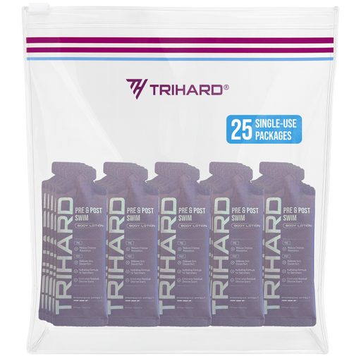 TRIHARD Travel Kit - Pre & Post Swim Body Lotion Pool Kit Lavender Pool Kit