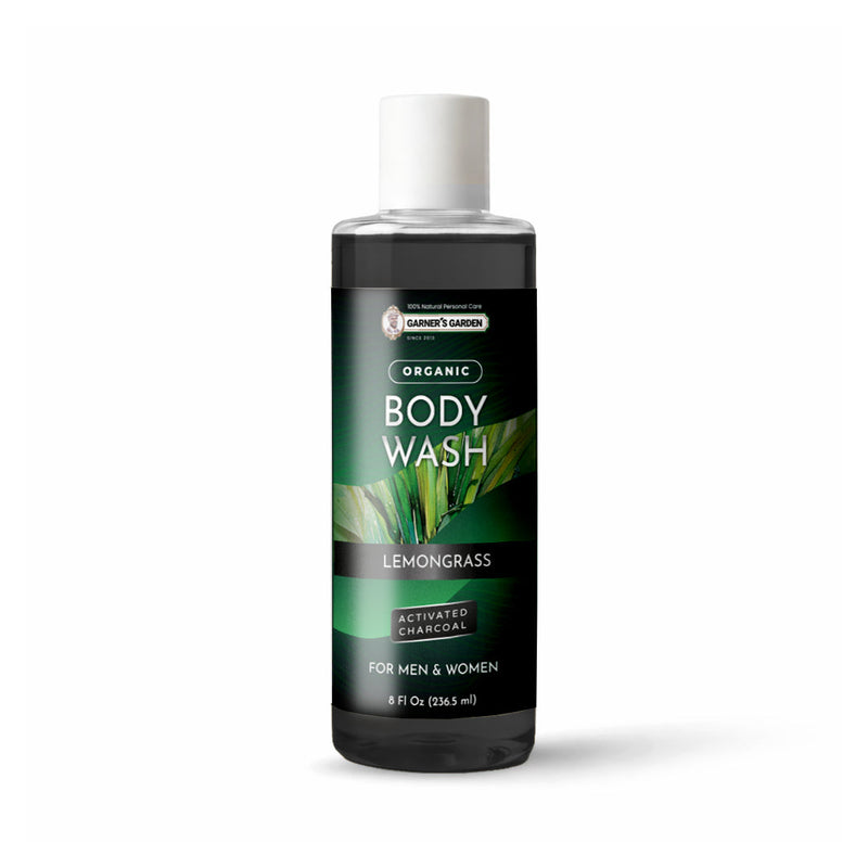 Garner's Garden Activated Charcoal Organic Body Wash Body Wash White Smoke Citrus Mint Charcoal / 16oz (Recommended)