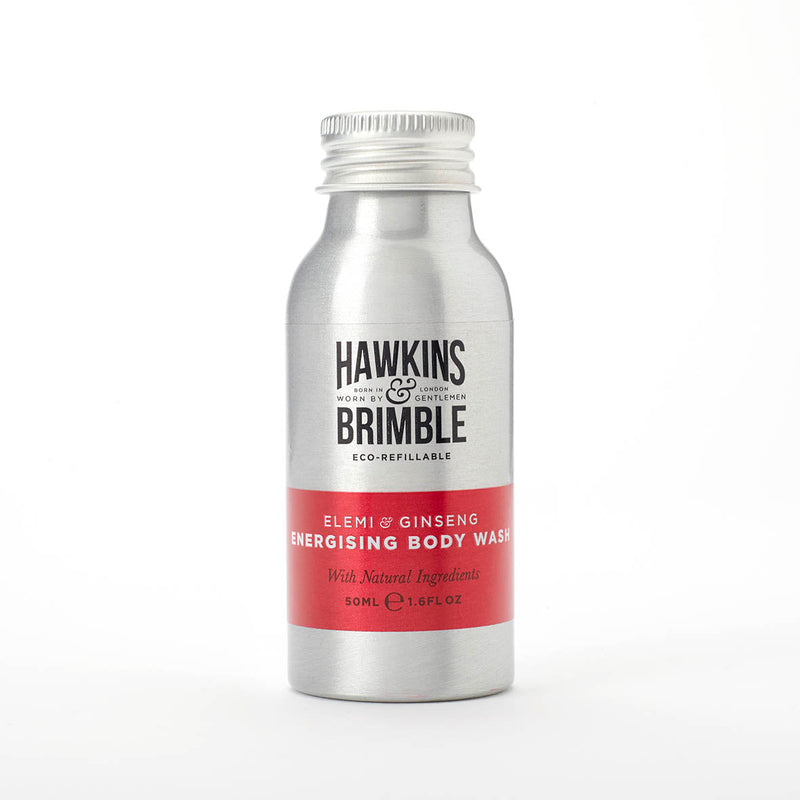 Hawkins & Brimble COM Energising Body Wash Travel 50ml Showering Lavender