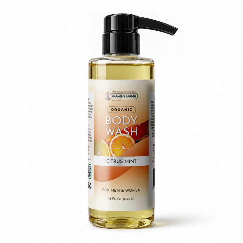 Garner's Garden Organic Body Wash Body Wash White Smoke Citrus Mint / 16 oz (Recommended)