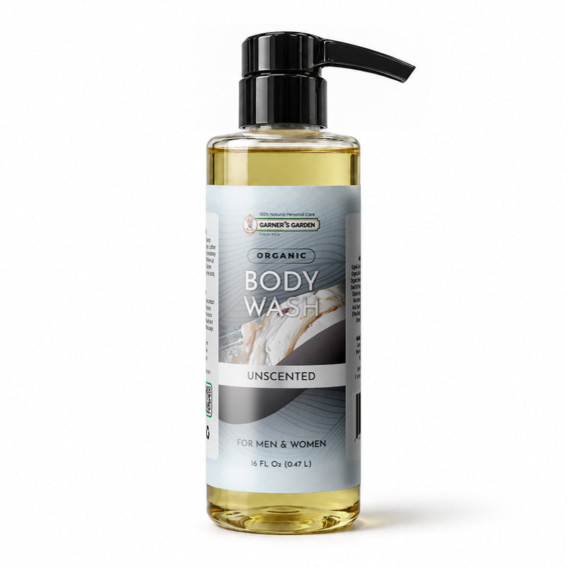 Garner's Garden Organic Body Wash Body Wash White Smoke Unscented / 16 oz (Recommended)