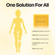 Gleamin Glow Body Bar Brightening Bar Beige