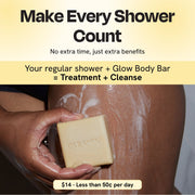 Gleamin Glow Body Bar Brightening Bar Seashell