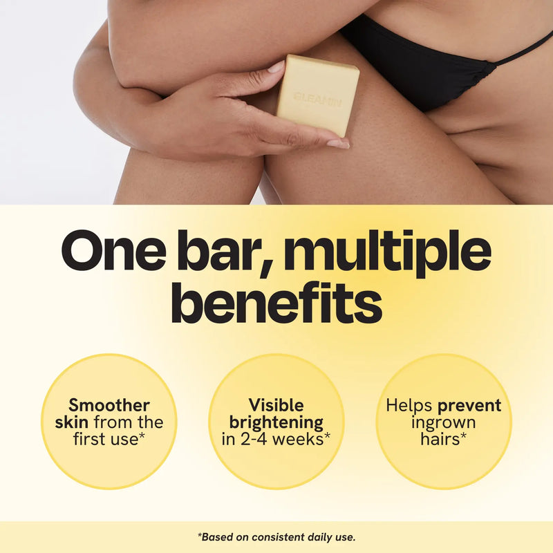 Gleamin Glow Body Bar Brightening Bar Seashell