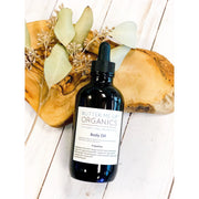 Butter Me Up Organics Organic Body Oil / Body Oil / Moisturizer / Organic Oils / Dry Skin Formula Body Antique White