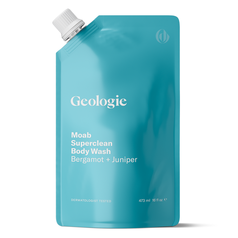 Geologie Superclean Body Wash Body Care Black Refill Pouch / Moab / 1-Pack