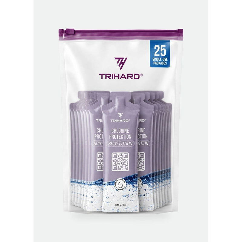 TRIHARD Travel Kit - Pre & Post Swim Body Lotion Pool Kit Lavender Pool Kit