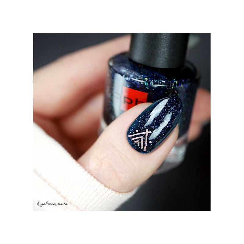 UberChic Beauty Boho Chic Alphabet Stamping Plate Light Gray
