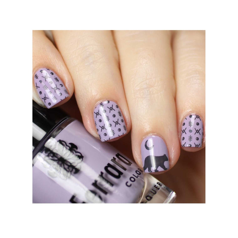 UberChic Beauty Boho Chic Stamping Plate Gray