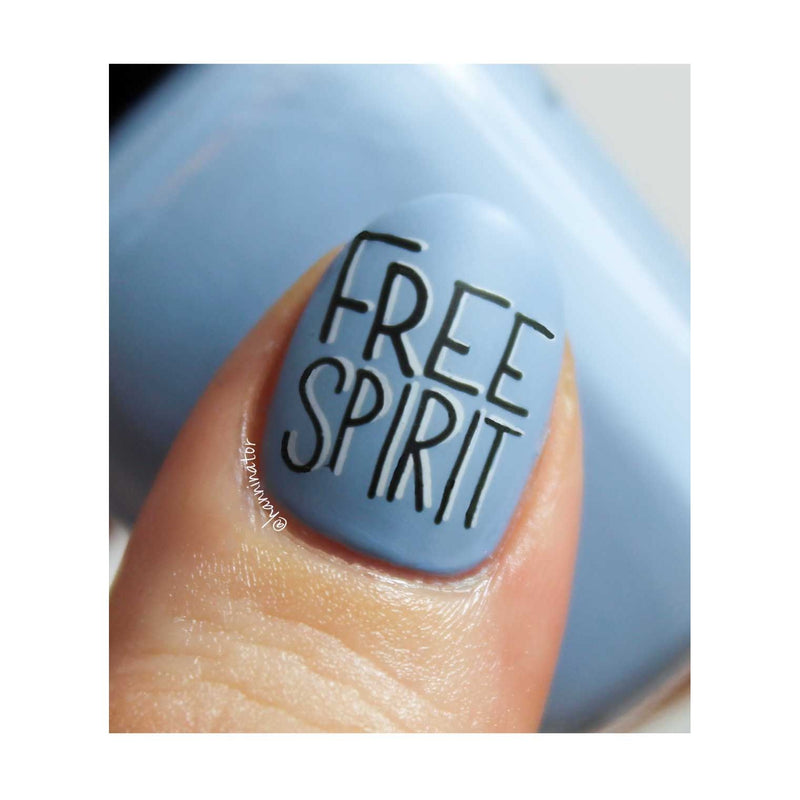 UberChic Beauty Boho Chic Stamping Plate Gray