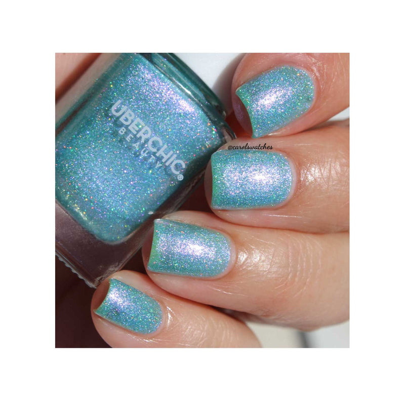UberChic Beauty Boho Blues - Holographic Polish Regular Polish Rosy Brown