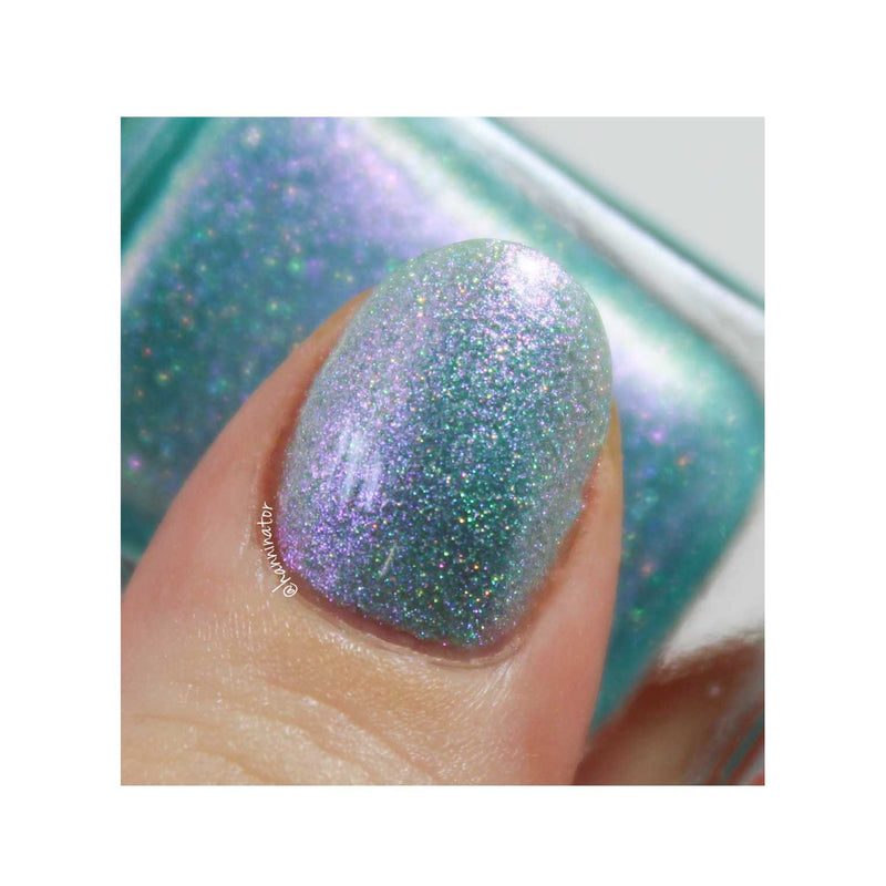 UberChic Beauty Boho Blues - Holographic Polish Regular Polish Dark Gray