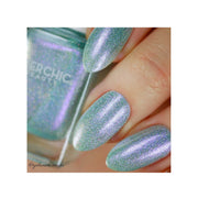 UberChic Beauty Boho Blues - Holographic Polish Regular Polish Light Slate Gray