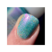 UberChic Beauty Boho Blues - Holographic Polish Regular Polish Slate Gray