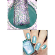 UberChic Beauty Boho Blues - Holographic Polish Regular Polish Gray