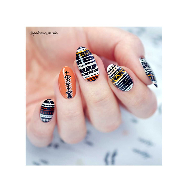 UberChic Beauty Boho Chic Stamping Plate Gray
