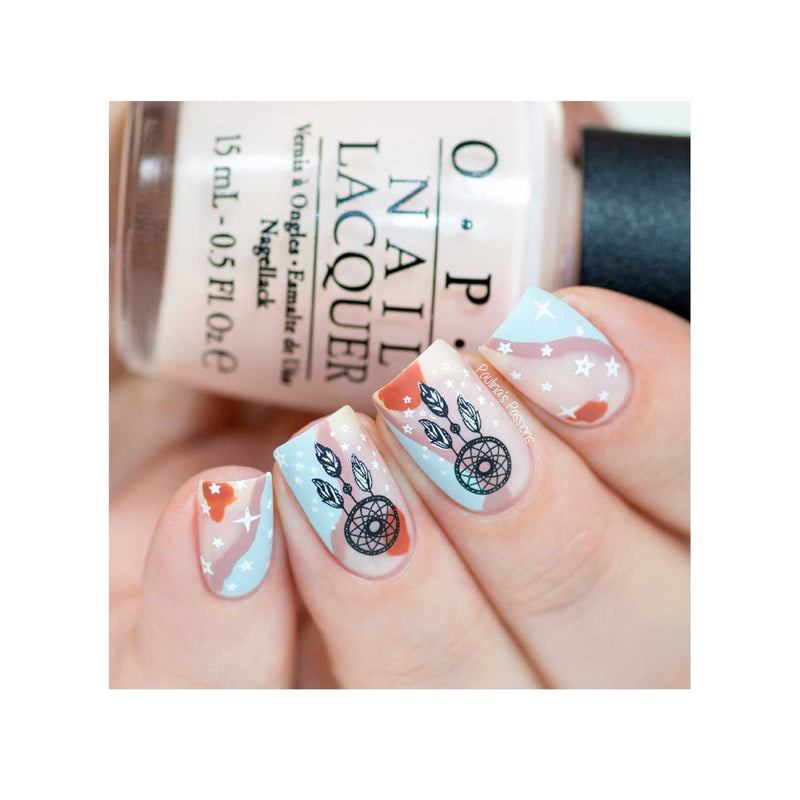 UberChic Beauty Boho Chic Stamping Plate Gray