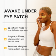Boldenusa.com Bolden AWAKE Under Eye Patches | De-Puffing & Brightening for Tired Eyes Facial Line White Smoke