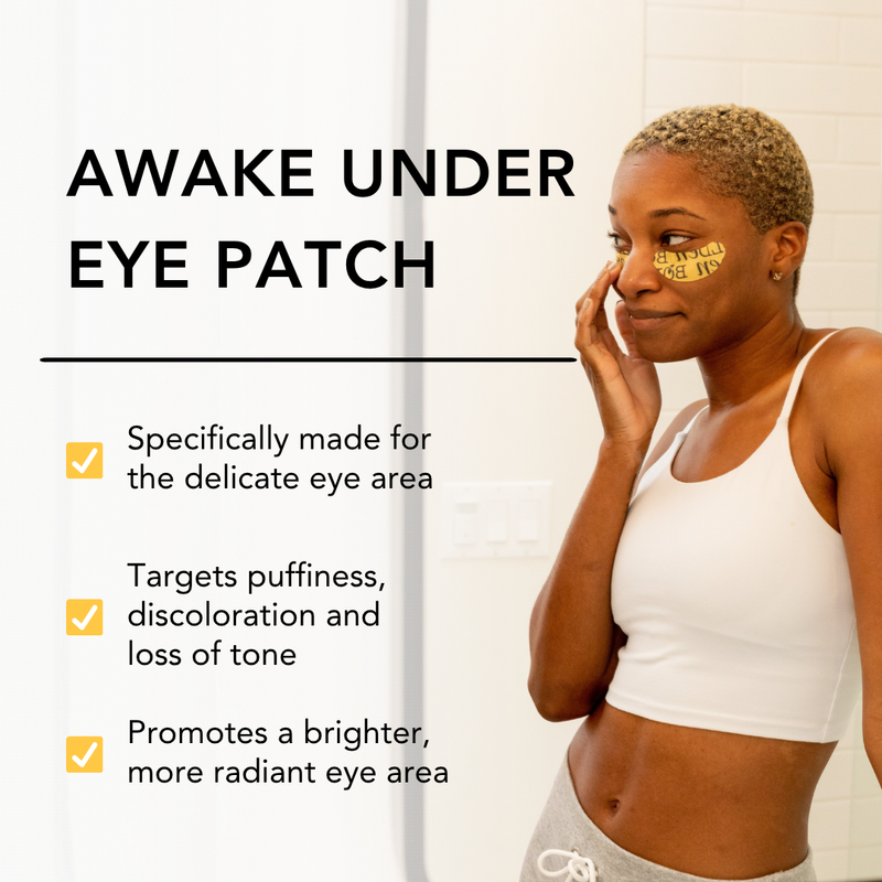 Boldenusa.com Bolden AWAKE Under Eye Patches | De-Puffing & Brightening for Tired Eyes Facial Line White Smoke