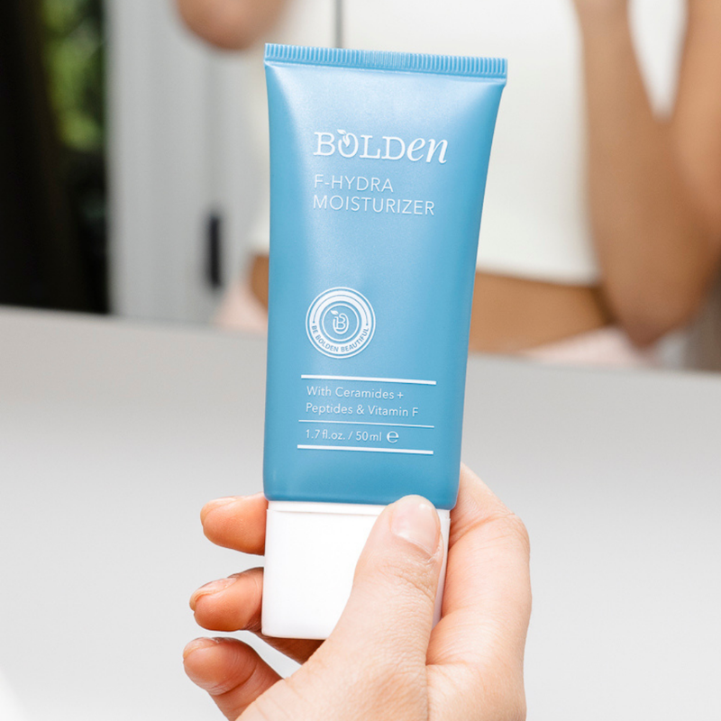 Boldenusa.com Bolden F-Hydra Moisturizer | Hydrating Face Cream for Skin Barrier Facial Line Light Gray