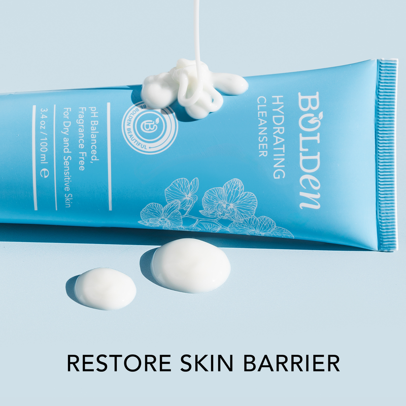 Boldenusa.com Bolden Hydrating Cleanser | Gentle Face Wash for Dry, Sensitive Skin Facial Line Black