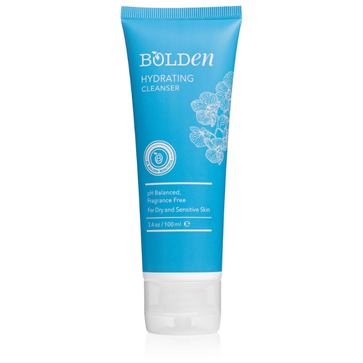 Boldenusa.com Bolden Hydrating Cleanser | Gentle Face Wash for Dry, Sensitive Skin Facial Line White Smoke