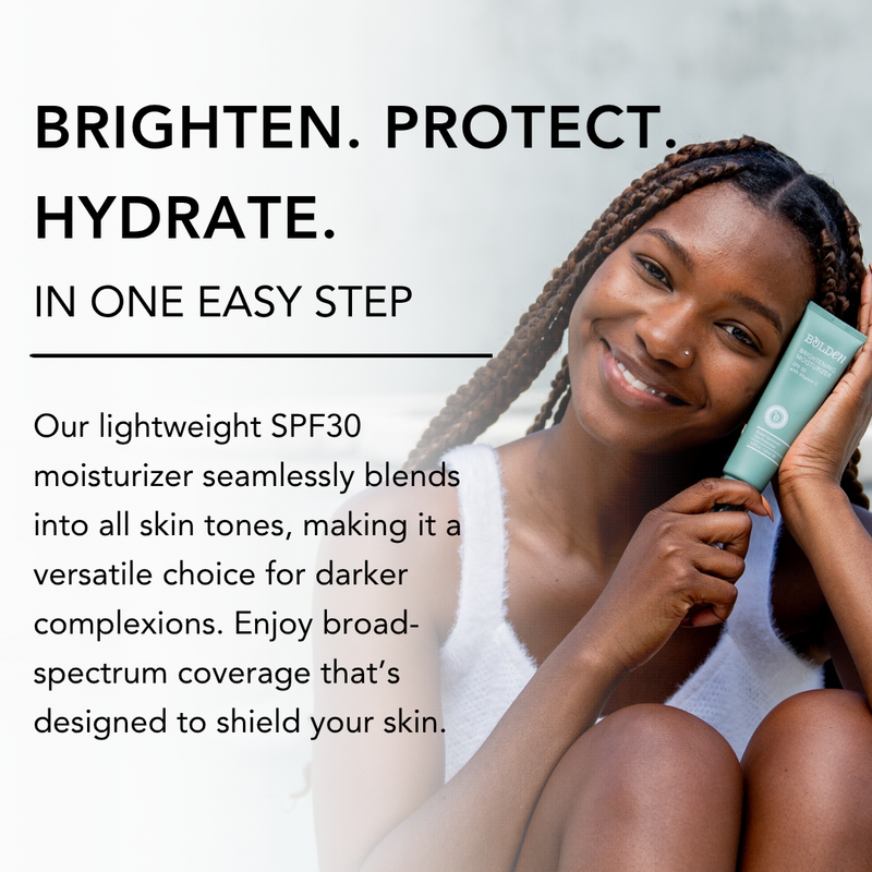 Boldenusa.com Bolden Sunscreen Moisturizer | SPF 30 with Vitamin C, No White Cast Facial Line White Smoke