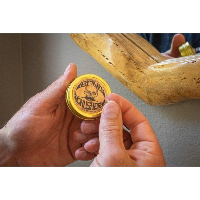 Death Grip Death Grip Bone Crusher Extra Strong & Firm Mustache Wax 1 oz Mustache Wax Sienna