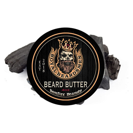 Royal Beardsmen Bonfire Brandy 4oz Premium Beard Butter beard butter White Smoke