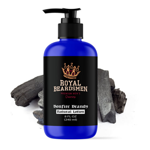 Royal Beardsmen Bonfire Brandy Natural Lotion Lotion Black