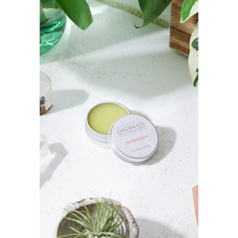 Butter Me Up Organics Boo Boo b Gone / Natural Neosporin / Healing Wound Salve Body Light Gray