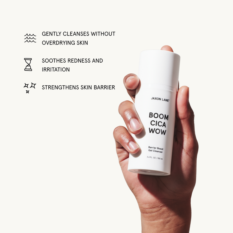 JAXON LANE Boom Cica Wow - Barrier Boost Gel Cleanser face wash White Smoke
