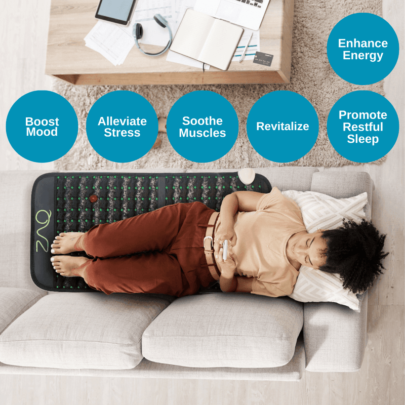 ZAQ Skin & Body Infrared PEMF Travel Mat Light Gray