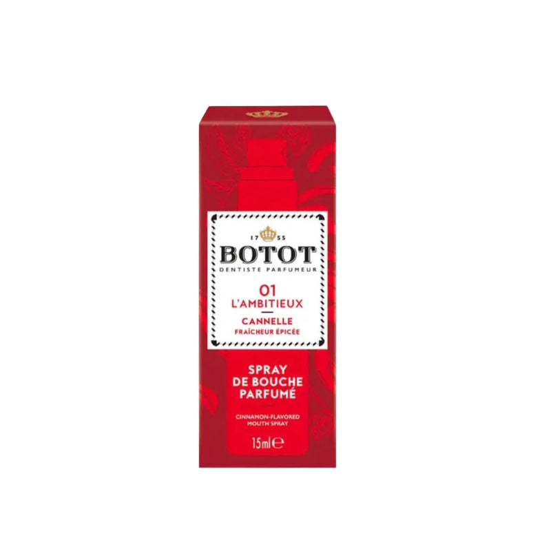 Botot Botot Cinnamon 01 Mouth Spray 15ml Oral Care White Smoke
