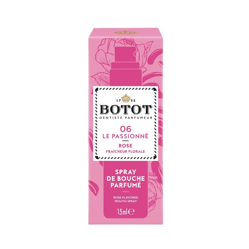 Botot Botot Rose 06 Mouth Spray 15ml Oral Care White Smoke