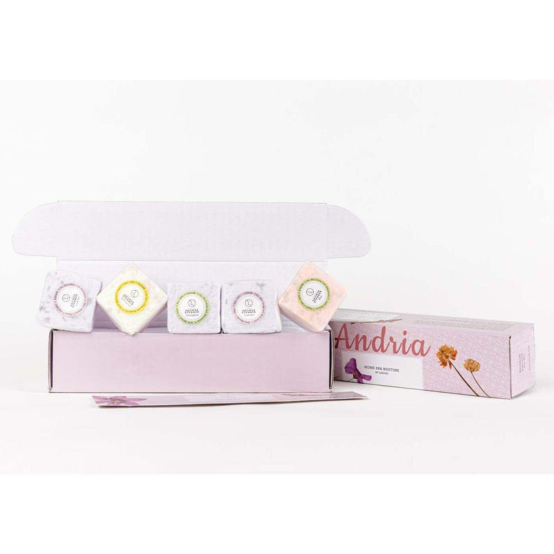 Lizush Mixed scents Shower Steamers Gift Set - 5 Big Fizzies, Cheer Up Package Unisex gift set White Smoke No,Yes