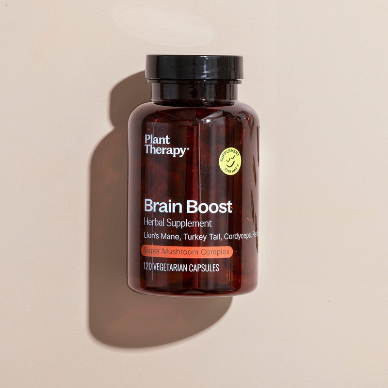 Plant Therapy Brain Boost Herbal Supplement - 120 Capsules Supplement Light Gray 120 ct