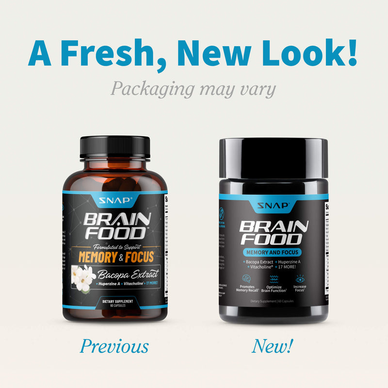 Snap Supplements Brain Food - Buy 2 Get 1 Free Lavender