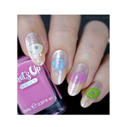 UberChic Beauty Tasty Series: Breakfast Stamping Plate Rosy Brown